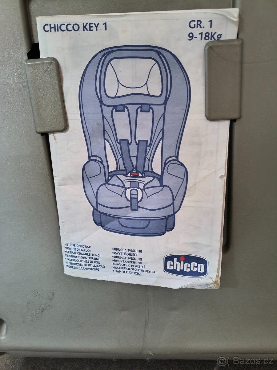 Prodám AUTOSEDAČKU CHICCO KEY 1 - 4