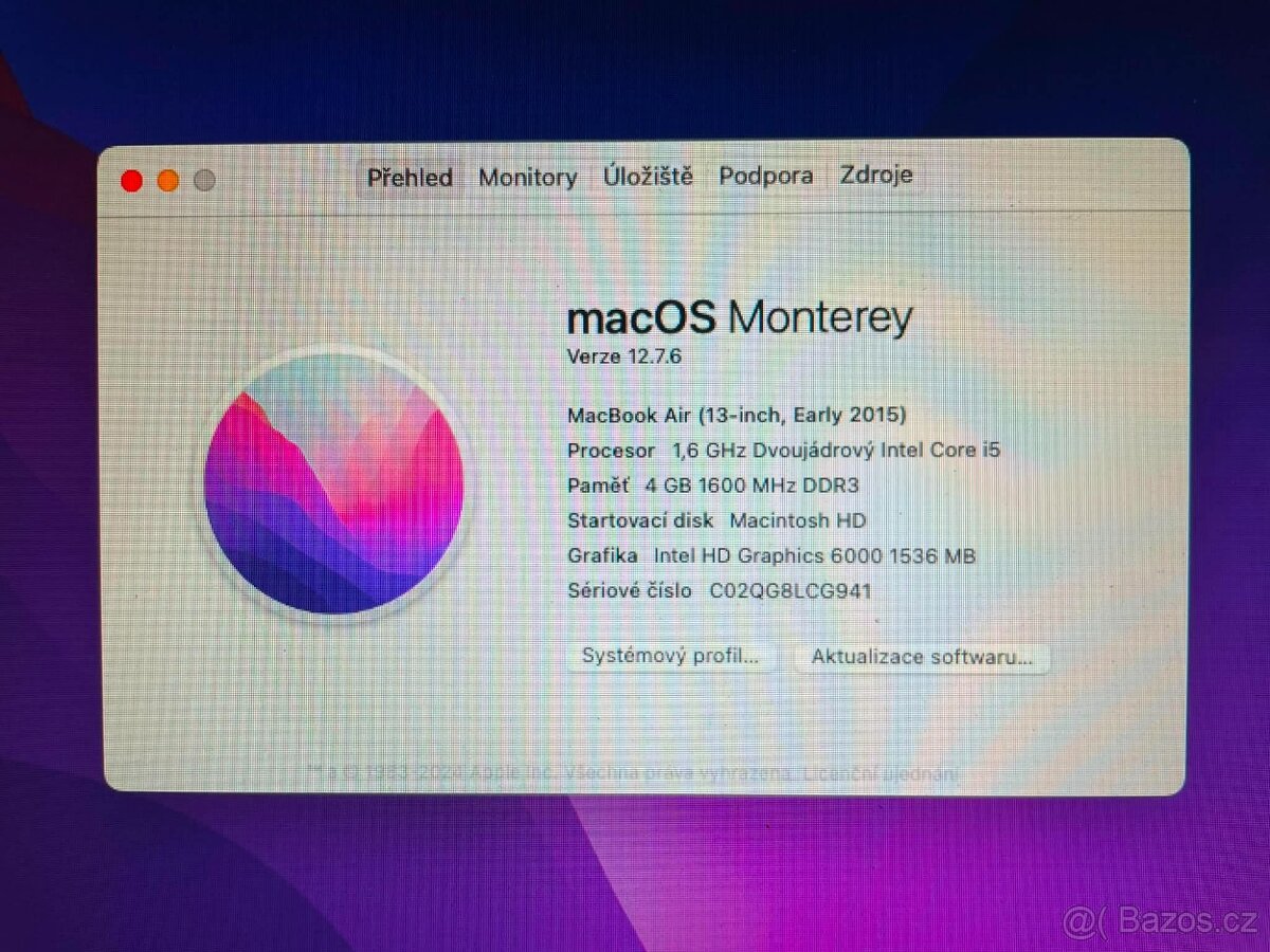 Apple MacBook Air 13" (Early 2015) | Intel Core i5 | 4 GB - 4