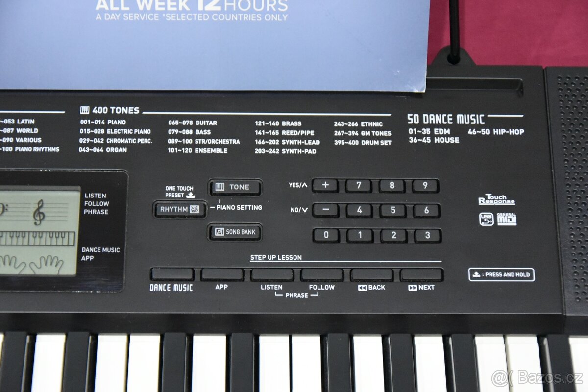 Casio CTK-3500 Elektronické Klávesy - 4