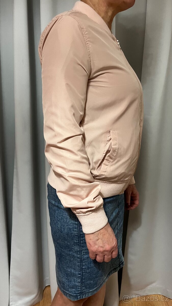 Růžová bomber bunda - 4