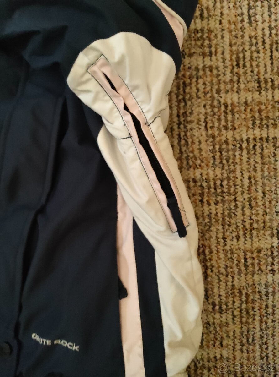 Kvalitní dívčí lyžařská bunda White rock vel.128 - 4