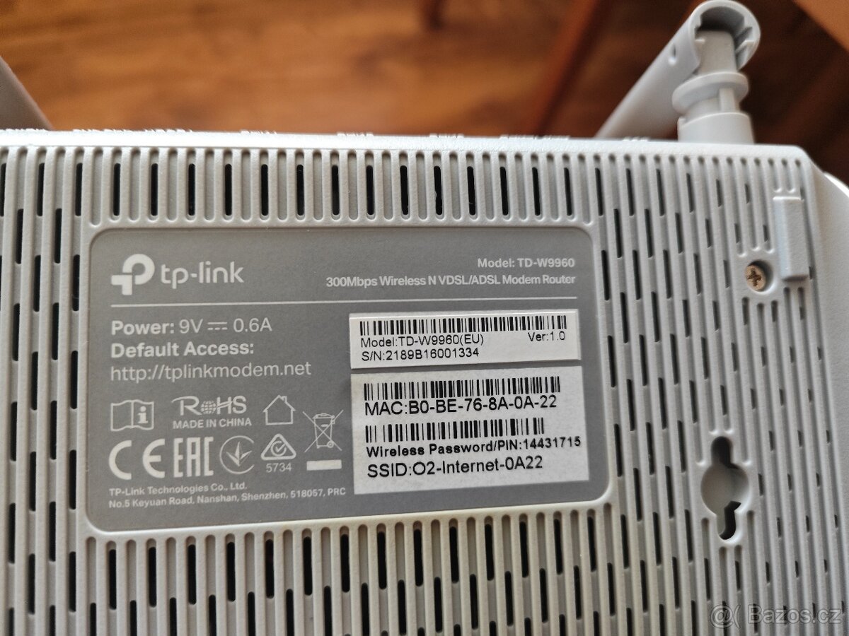 Prodám Modem Router TP-Link TD-W9960 - 4