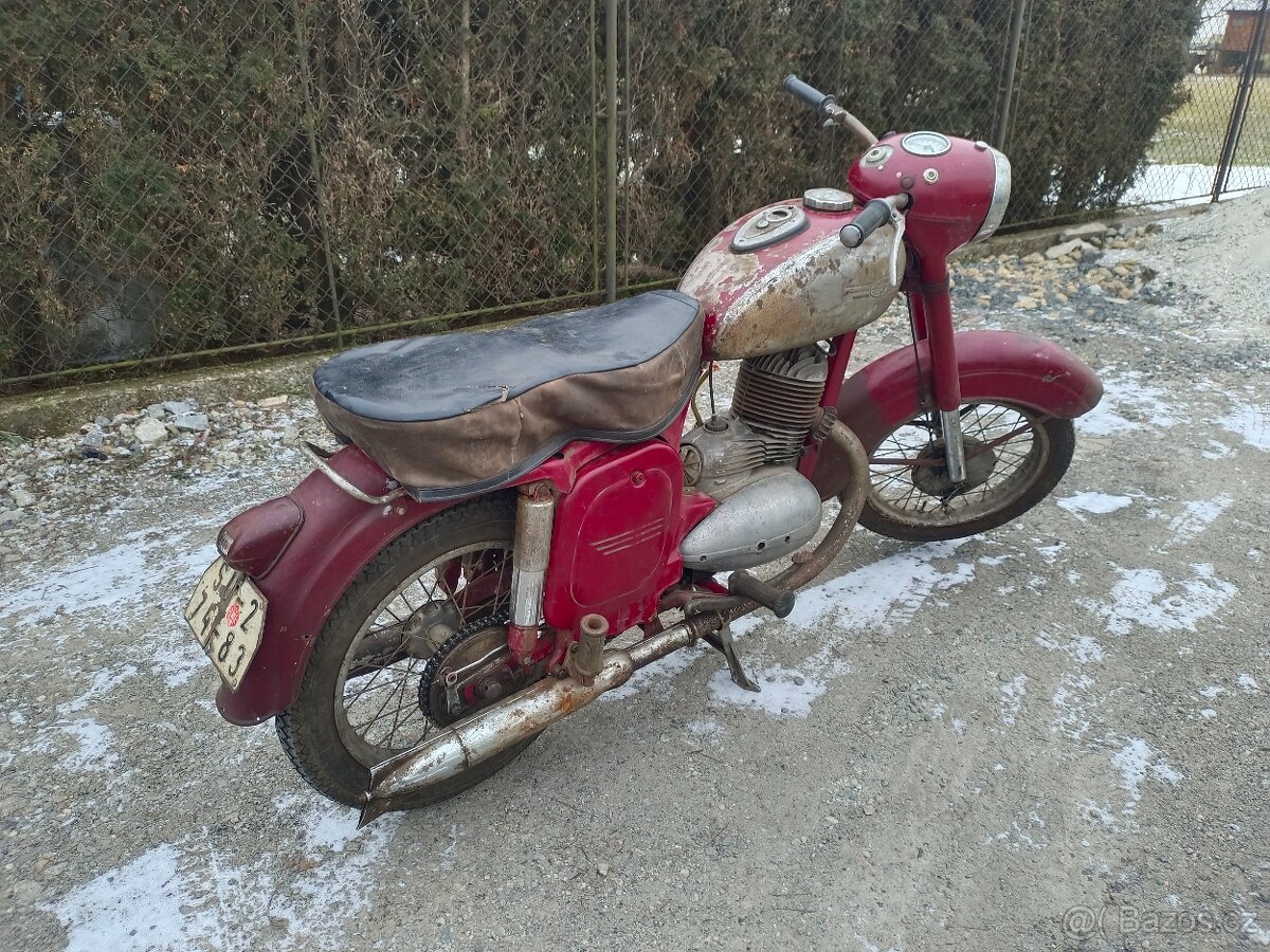 Jawa 250 půlbuben 1955 bez TP - 4