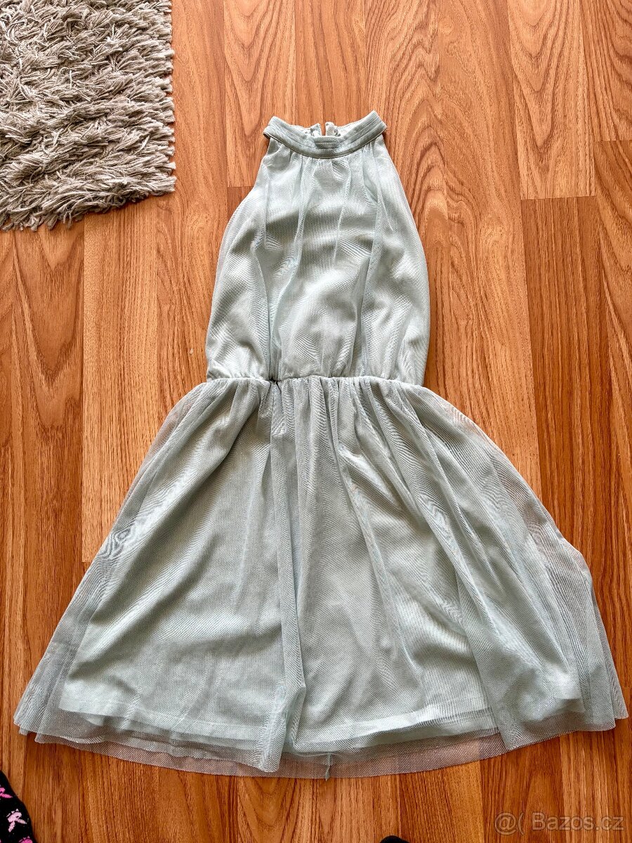 Nádherné dívčí šaty vel.146/152 - 4