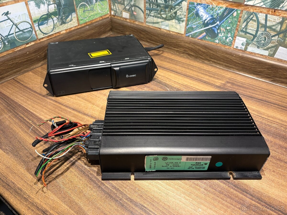 Originál DSP zesilovač NOKIA + CD měnič = Passat B5 a - 4