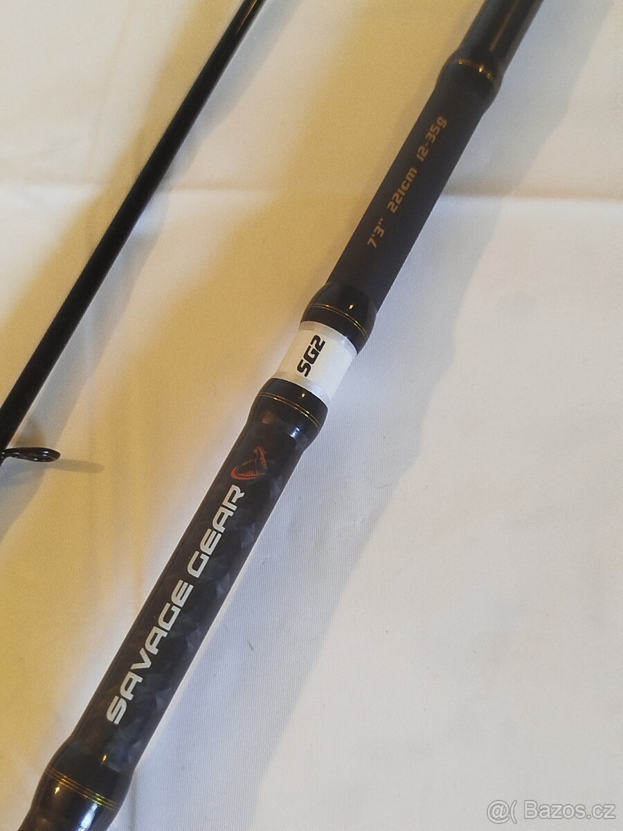 RYBÁŘSKÝ PRUT SAVAGE GEAR SG2 MEDIUM GAME 2,21 m - 4