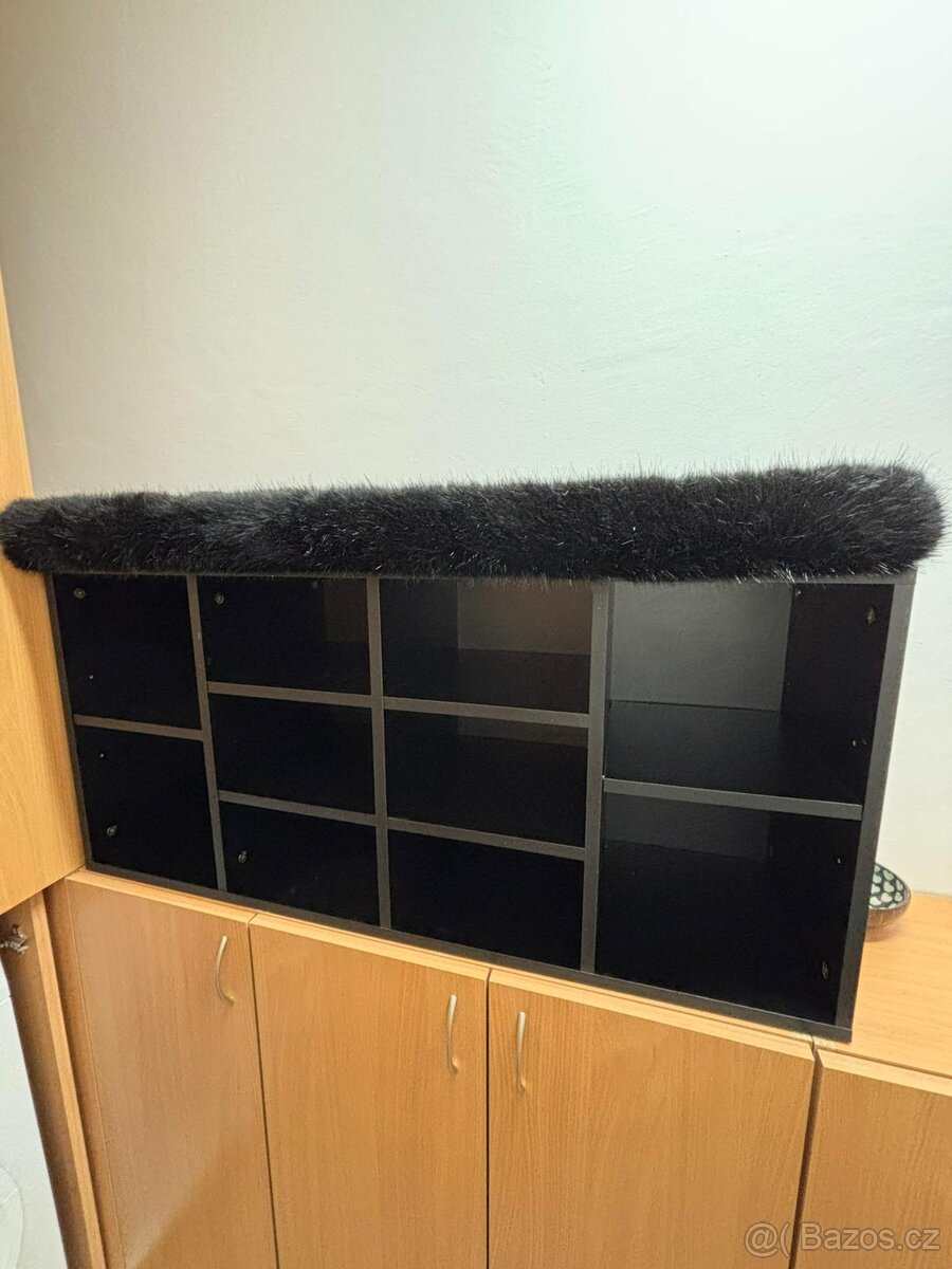 Botník Max černá matná MDF - 4