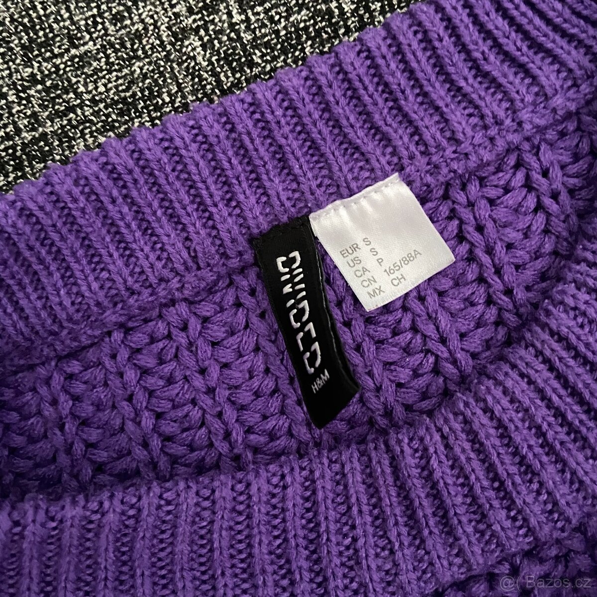 Dámský pletený crop svetr H&M vel. S - 4