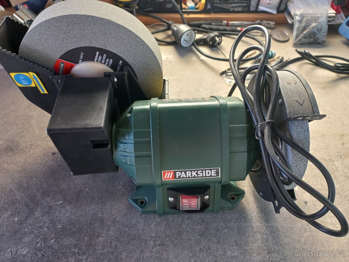 Prodám tyto brusky od PARKSIDE. 1) Bruska na suché a mokré - 4