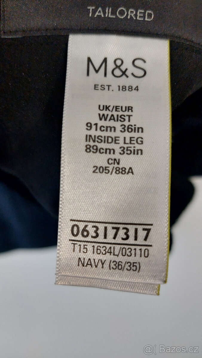 Pánský oblek M&S - prodloužený - 4