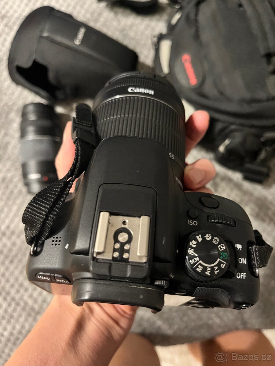 Canon EOS 100D + 2 objektivy tašky - 4