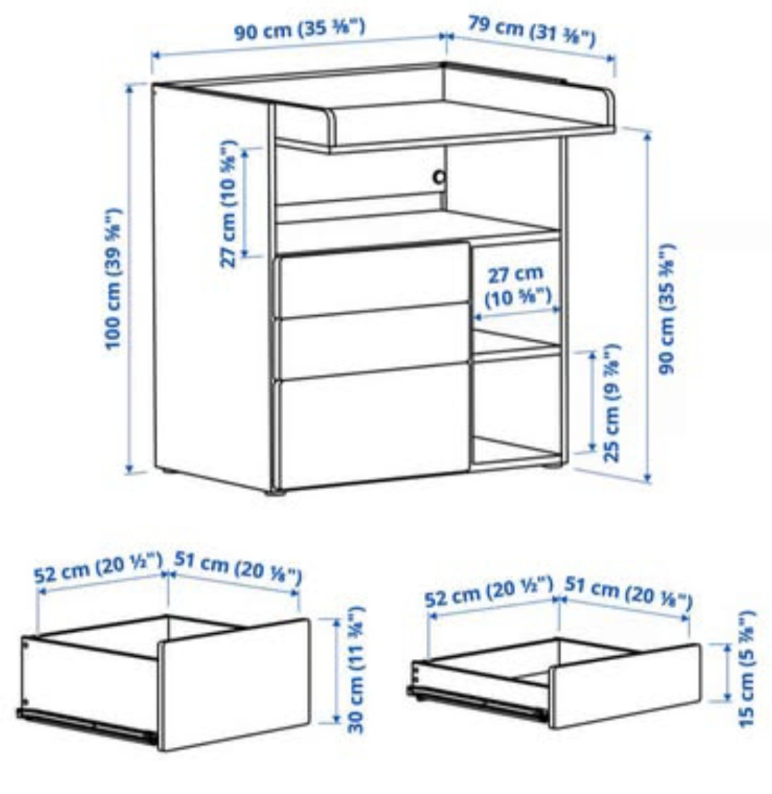Přebalovací pult IKEA - 4