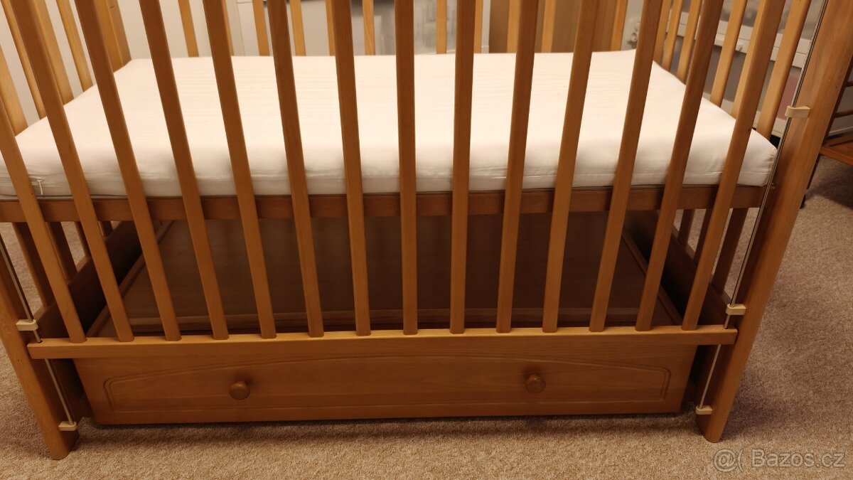 Dětská postýlka Scarlett se šuplíkem - 4