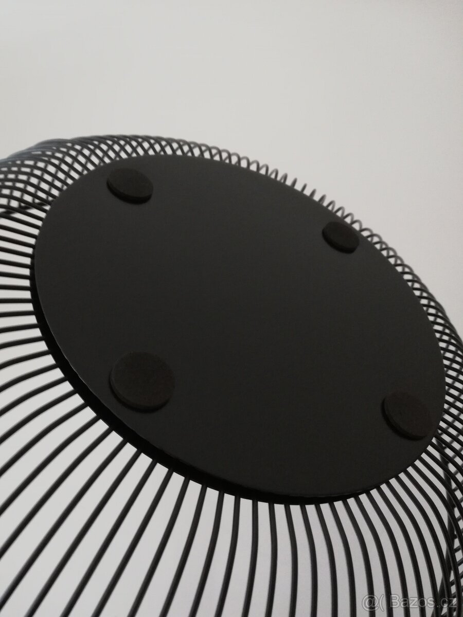 Černá kovová mísa - 4