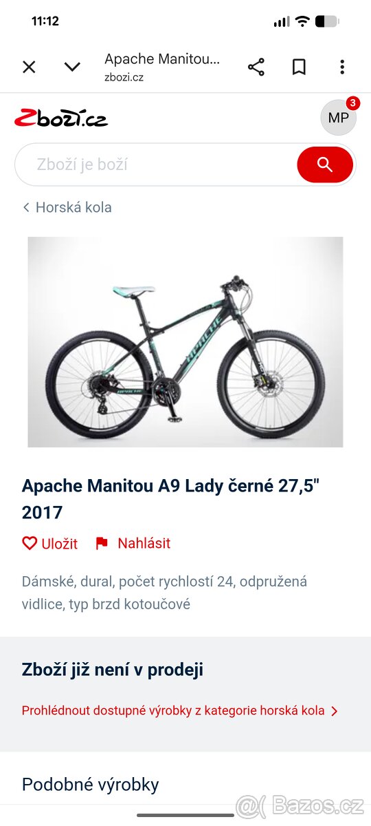 Dámské horské kolo Apache Manitou - 4