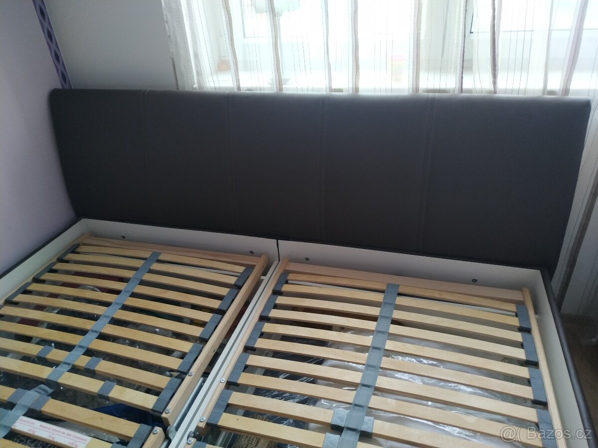 Manželská postel 185x210cm s úložným prostorem NOVÁ CENA - 4