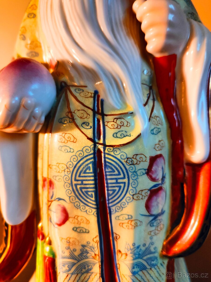 Čínska porcelánová socha - 4