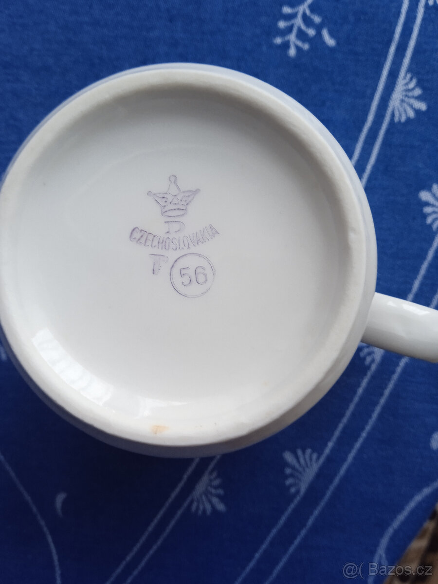 Retro dětský porcelánový hrnek - 4