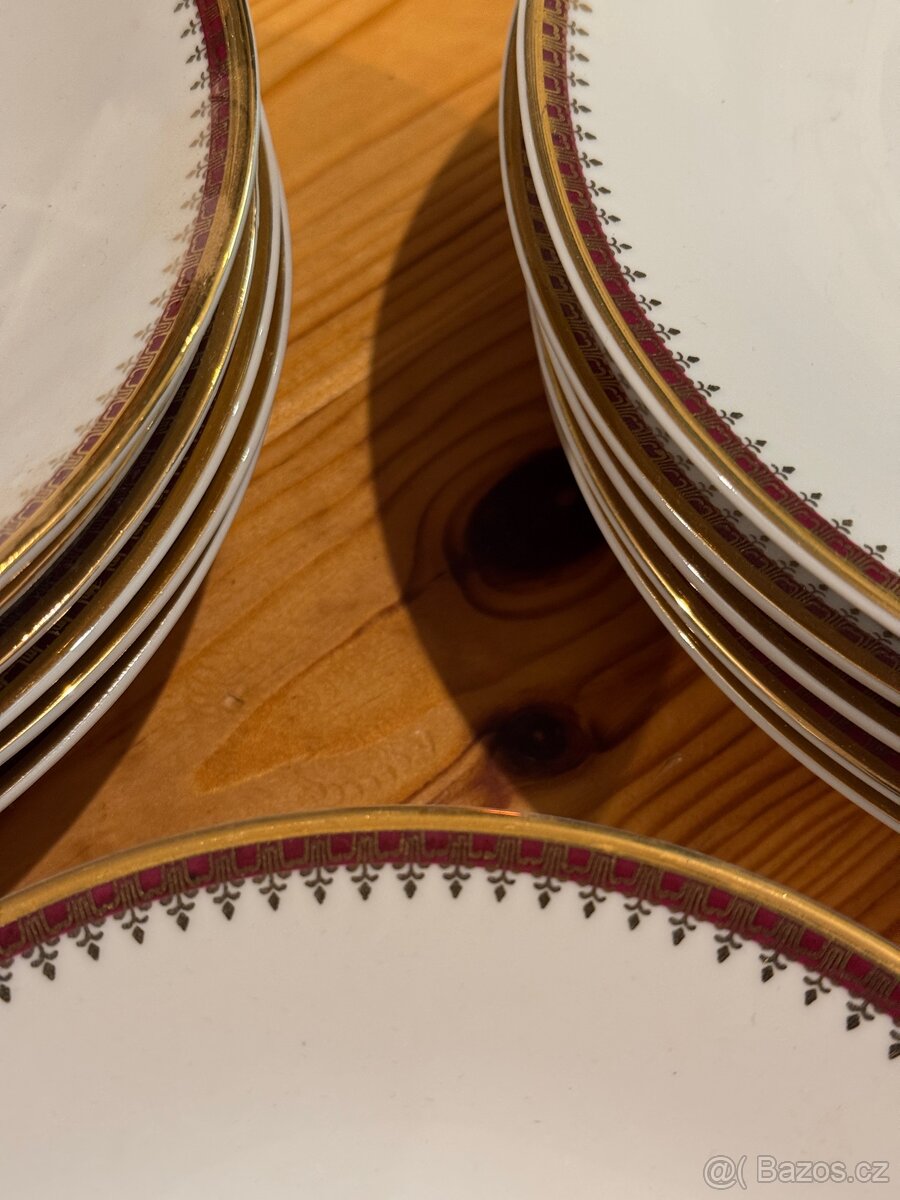 Porcelánová sada EPIAG D.F. Carlsbad – zlatý a červený dekor - 4