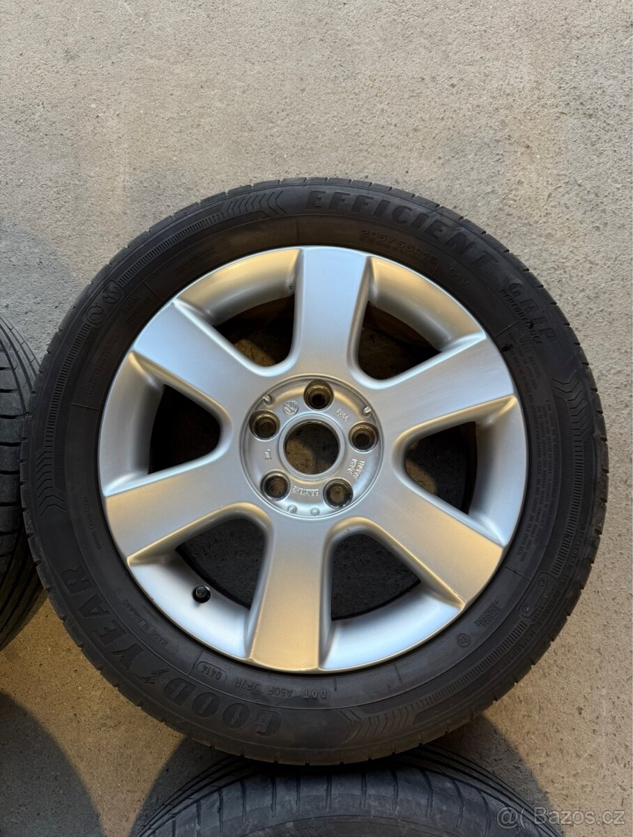 ALU Kola 5x112 , R16 - LETNÍ PNEU, Golf 5, Touran.. - 4