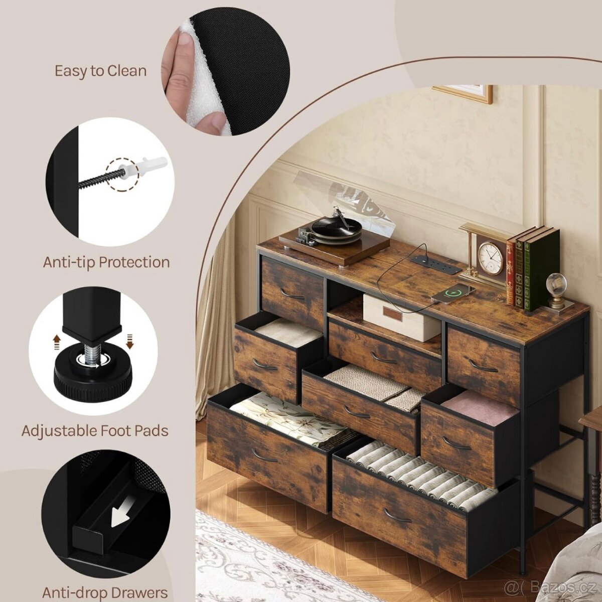 Komoda se zásuvkami NOVÁ - 4