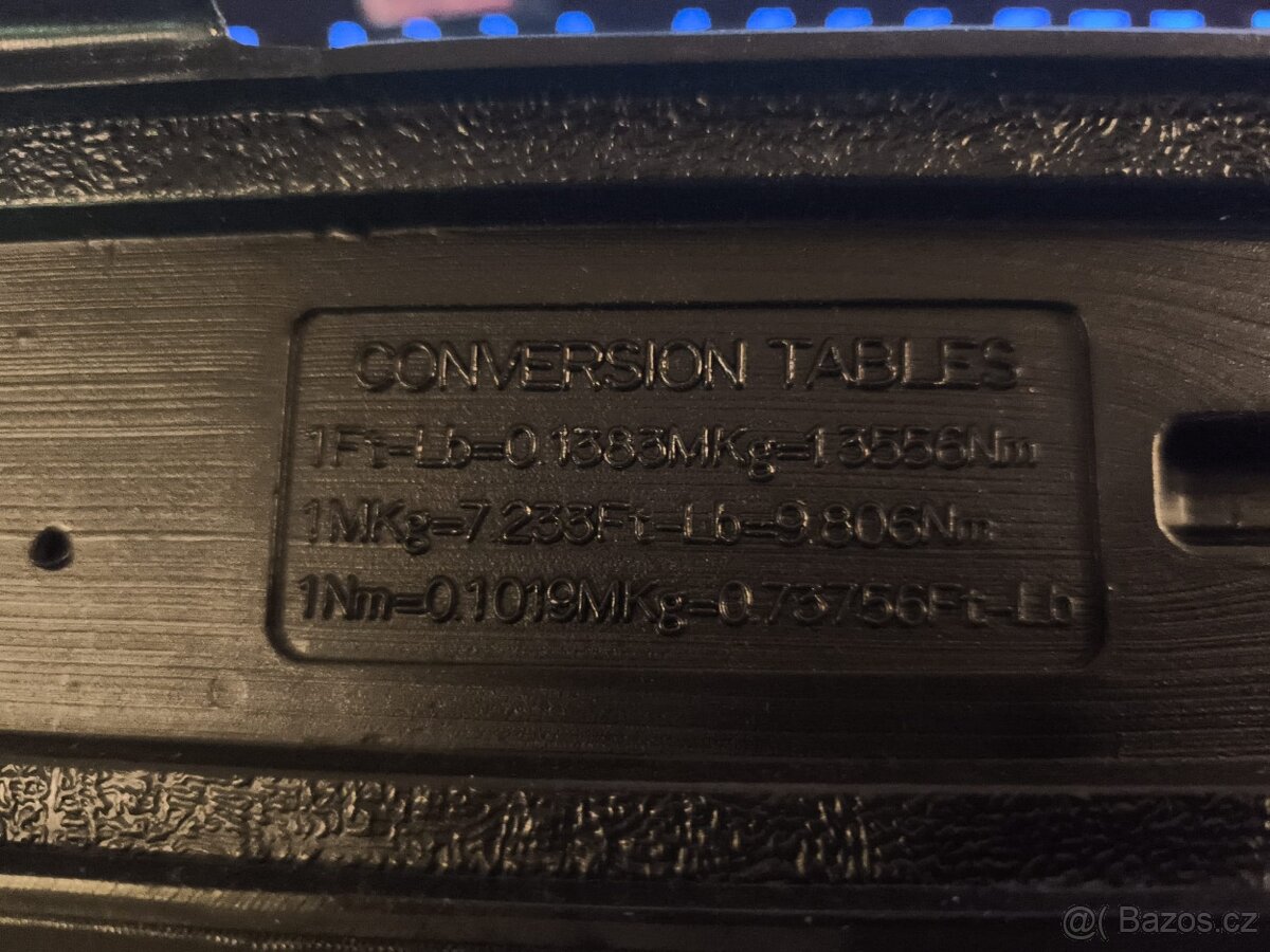 Momentový klíč 28–210 Nm (1/2″) – výborný stav, kufřík, TÜV/ - 4