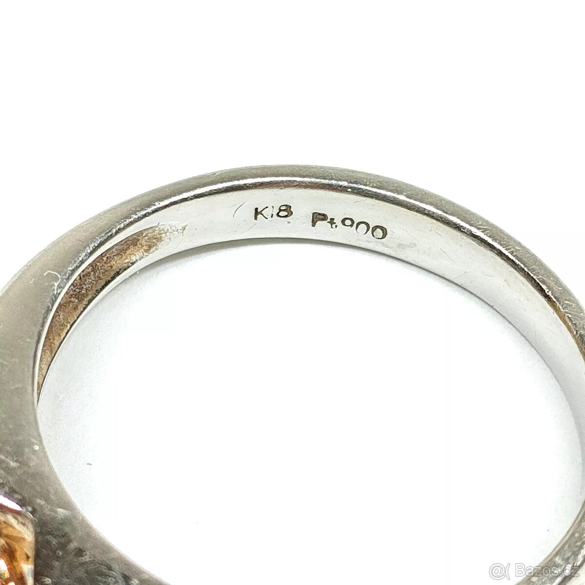 LUXUSNÍ PLATINOVÝ DIAMANTOVÝ PRSTEN SOLITÉR 1.09 CT - 4