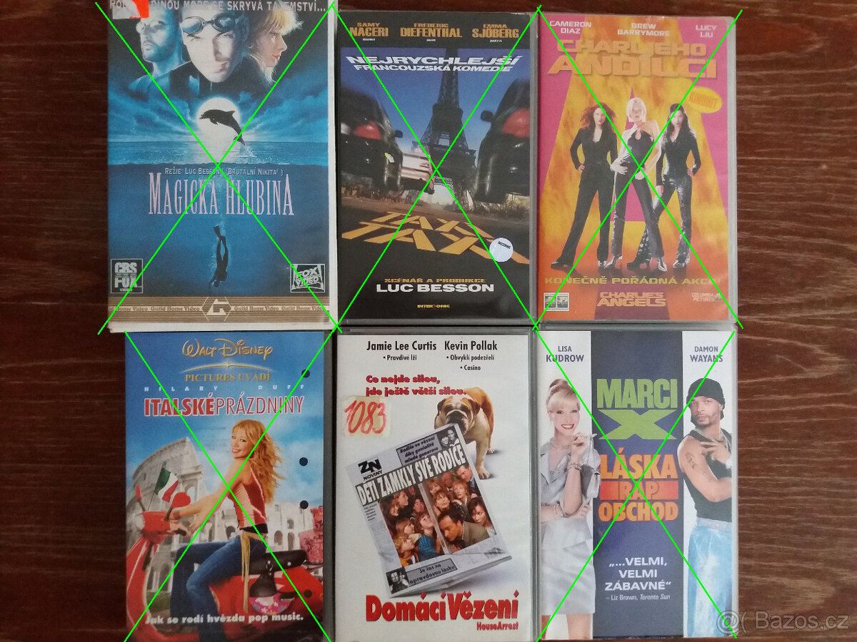 VHS kazety - originální (různé) - 4