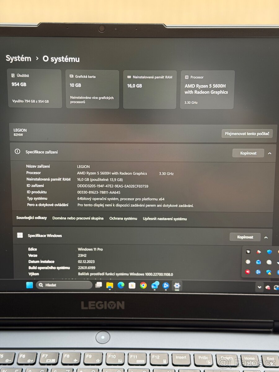 Lenovo Legion 5 15ACH6A | 15” - 4