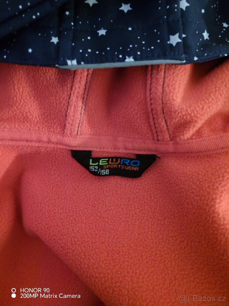 Dívčí softshellová bunda Lewro – vel. 152/158 - 4