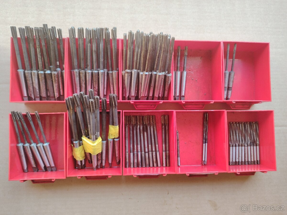 Výstružníky HSS – velká sada 304 ks – česká výroba - 4