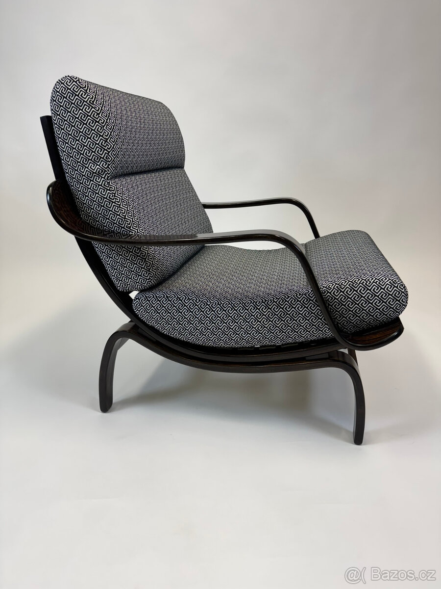 Unikátní křeslo Orbit Lounge, USA - pro sběratele, šelak - 4