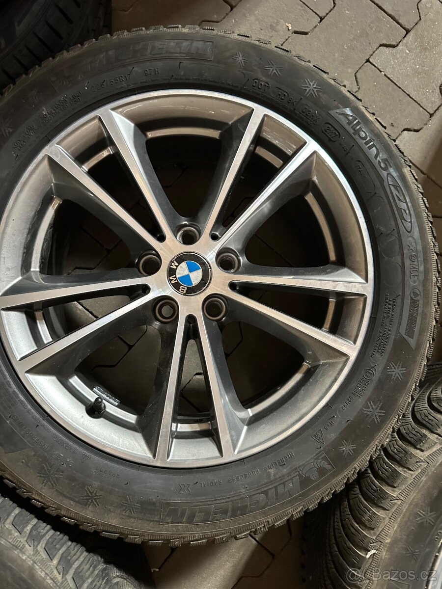 Alu kola bmw 5x112 r17 zimní sada - 4
