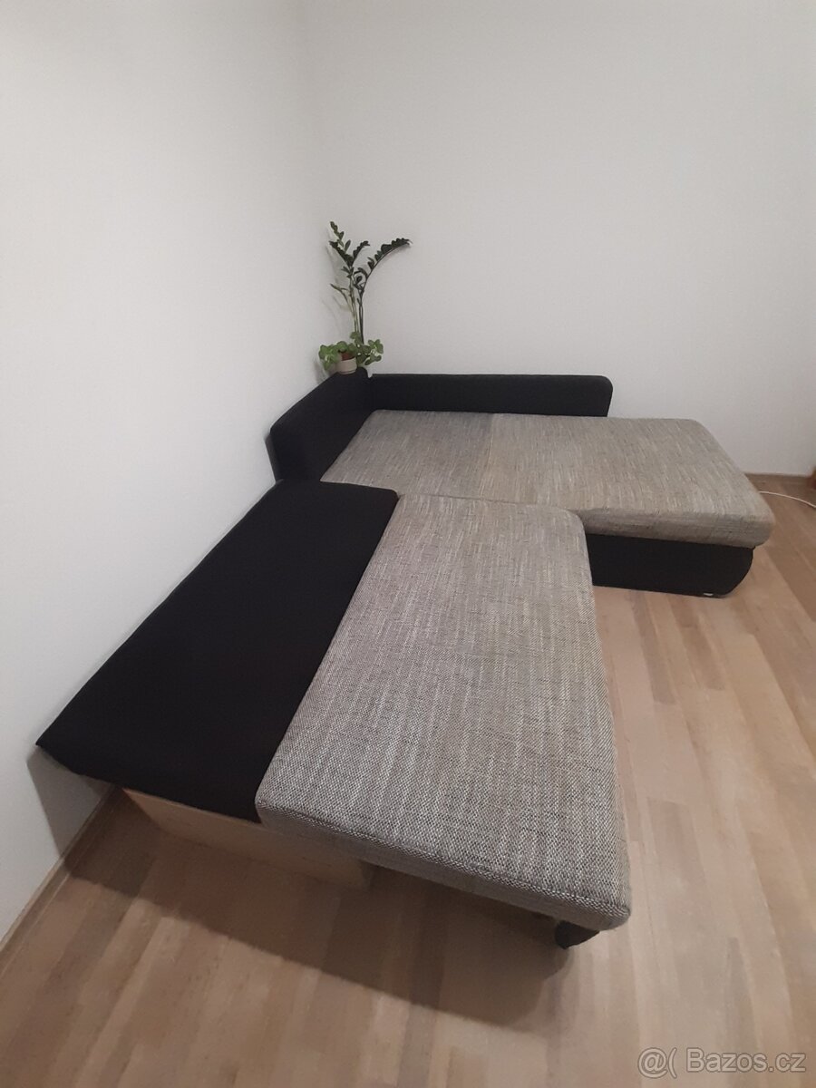 Rohový rozkládací gauč - 4