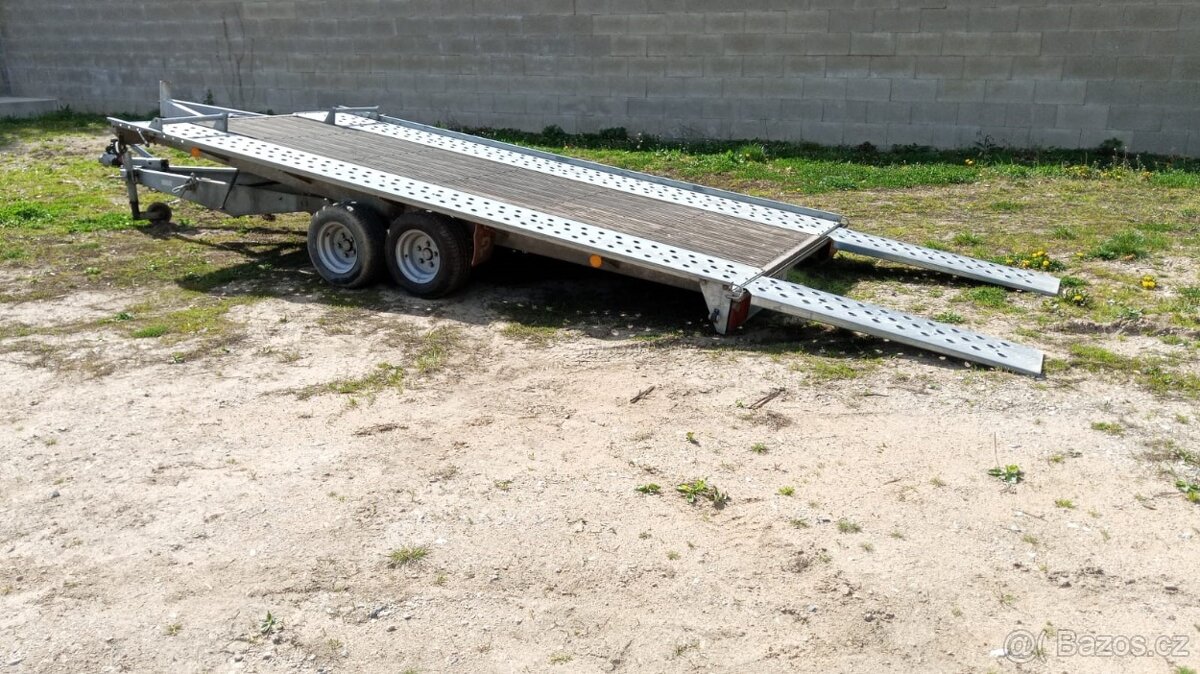 Přepravník Autopřepravník Přívěs Pongratz 3000 kg