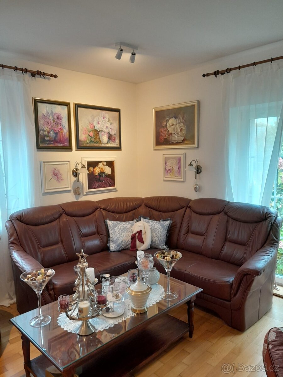 Nabízíme koženou rohovou sedací soupravu. - 4