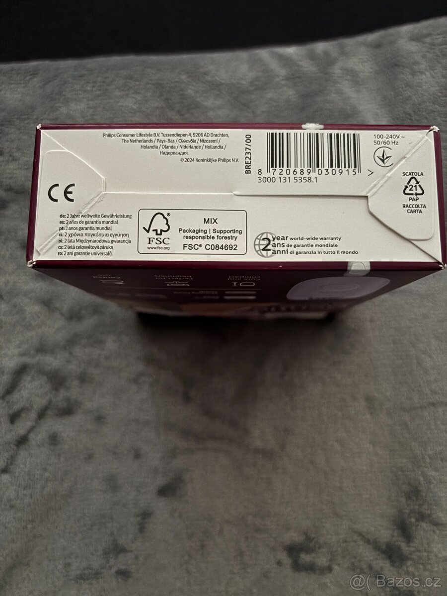 Epilátor Philips Series 2000 BRE237/00 fialový - 4