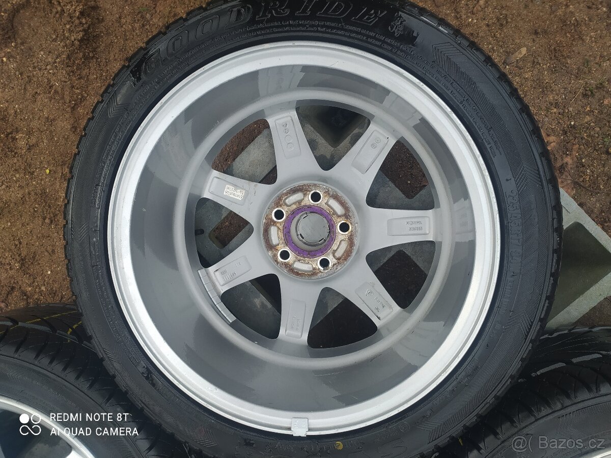 ALU KOLA RONAL-5x108-r17 +LETNÍ PNEU GOODRIDE 225/45/R17-4ks - 4