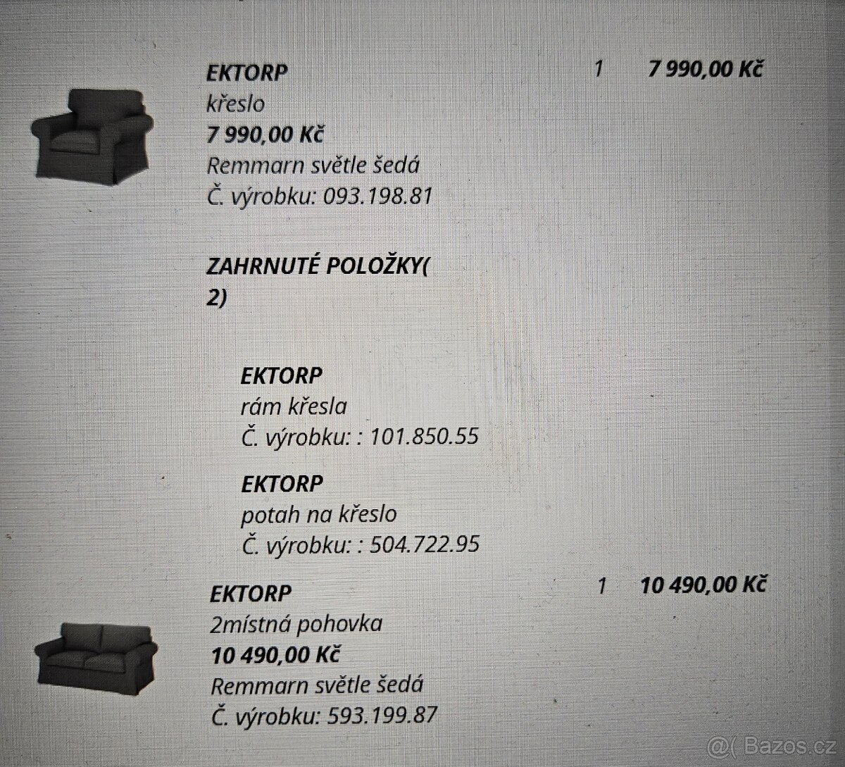 Sedací souprava Ektorp - 4