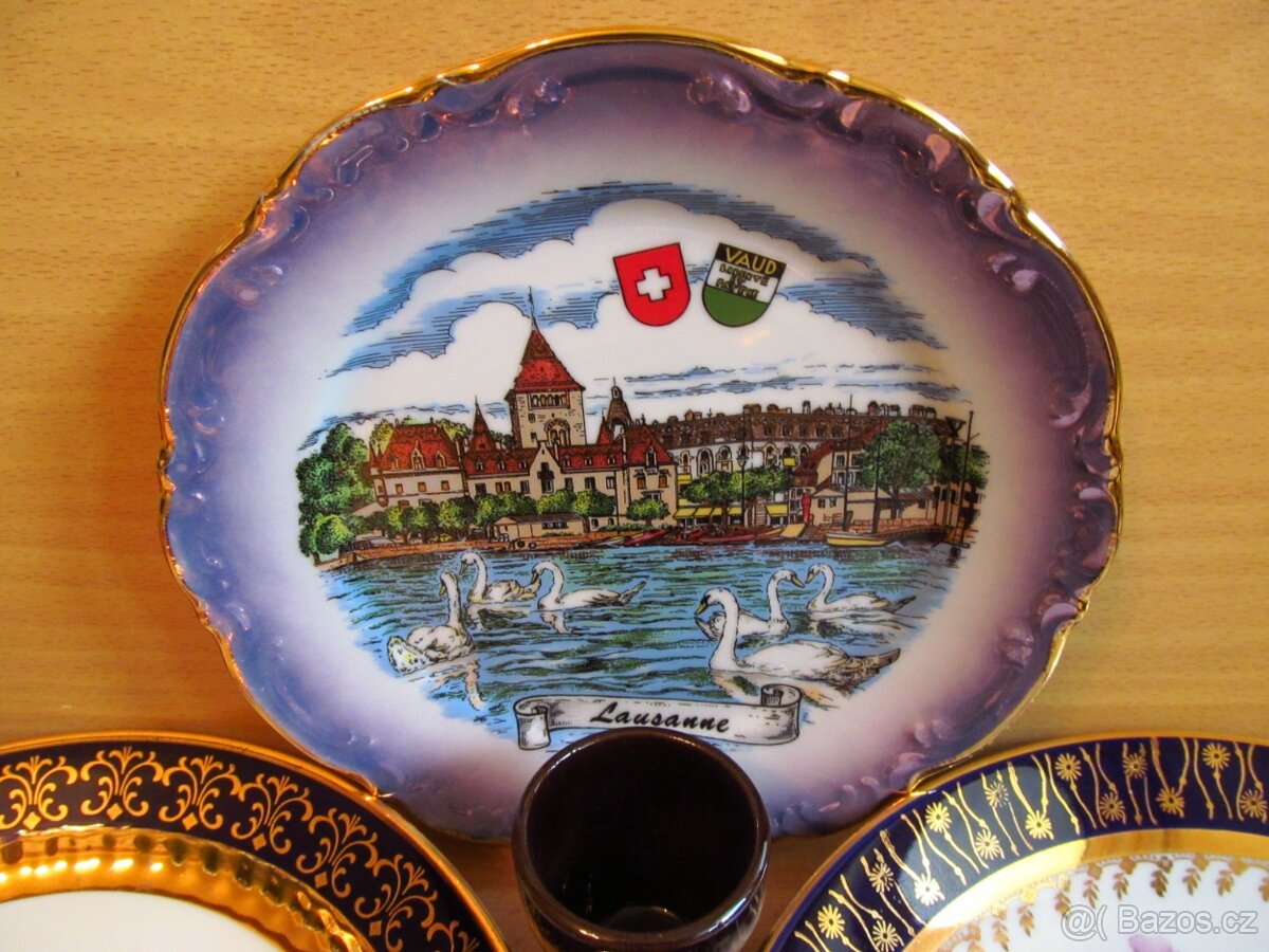 Retro ozdobné talíře č. 2 - 4