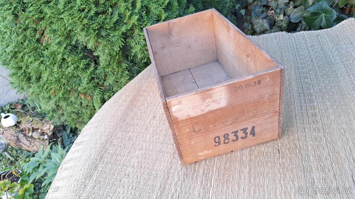 STARÁ KUPECKÁ BEDÝNKA OD CERESU z roku 1938 - 4