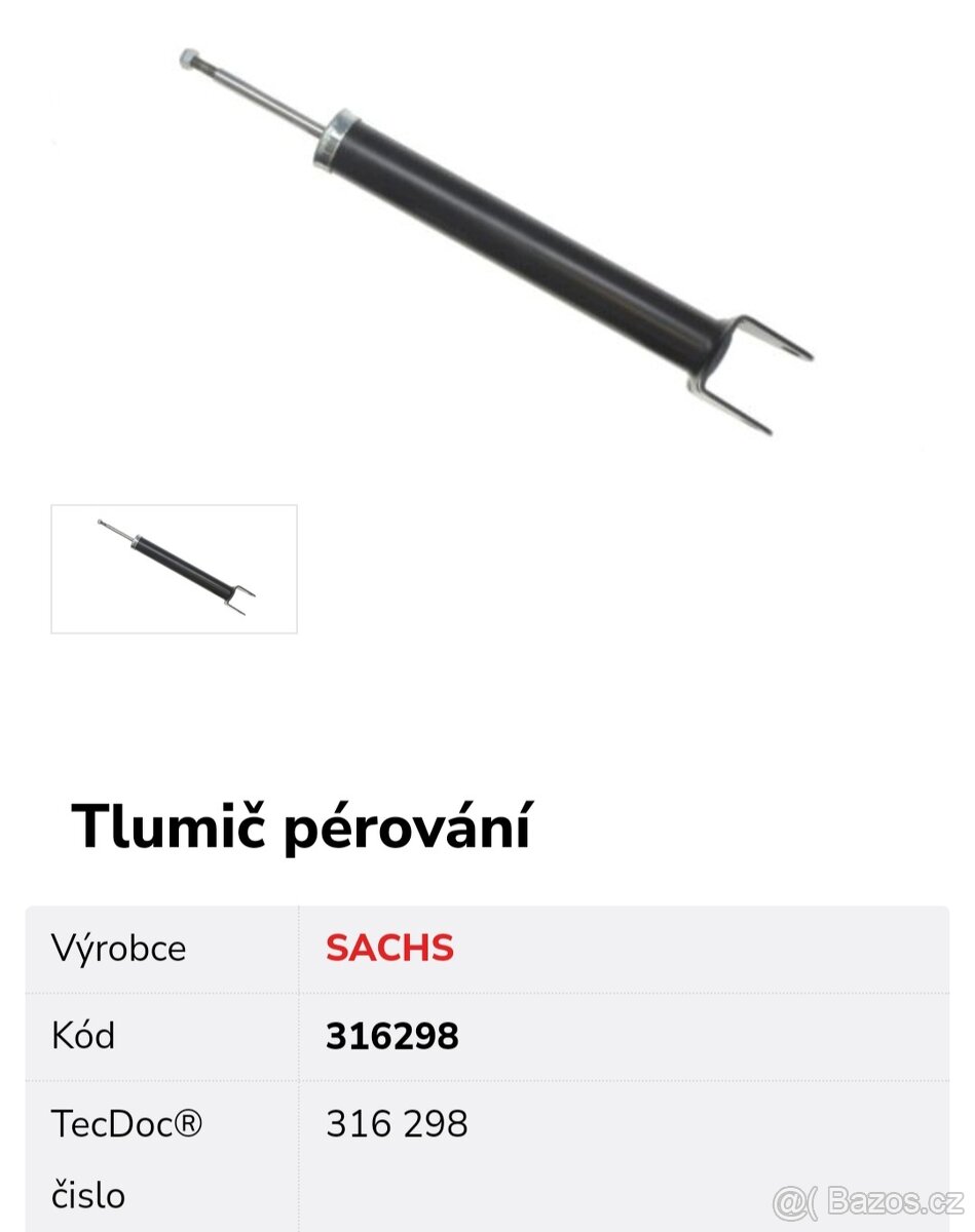 Zadní tlumiče Mercedes ML W166 - 4