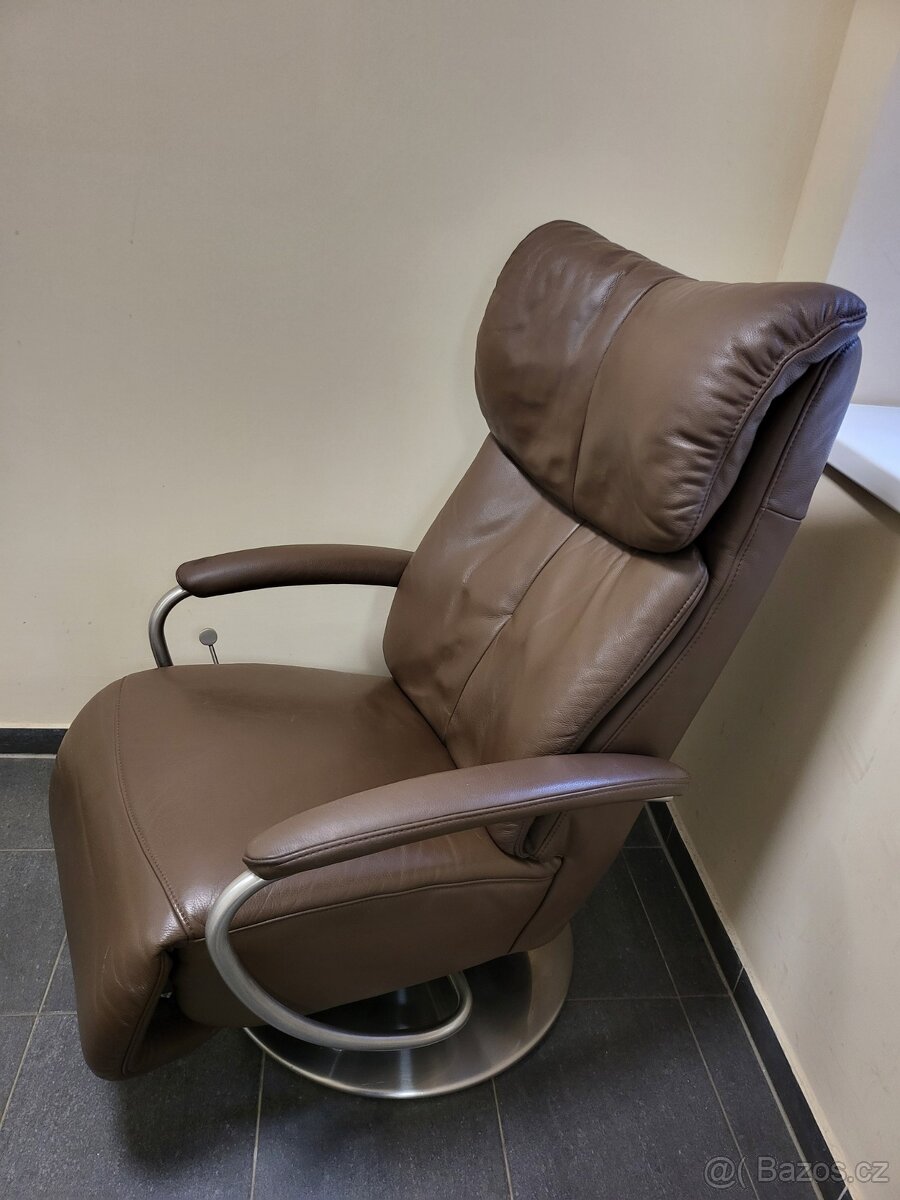 relaxační křeslo Himolla kožené - 4
