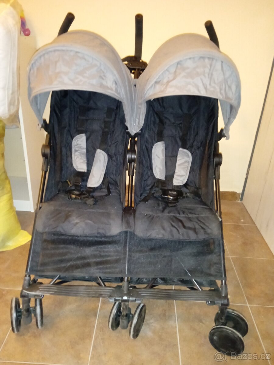 Golfový kočárek pro 2deti do 30kg - 4