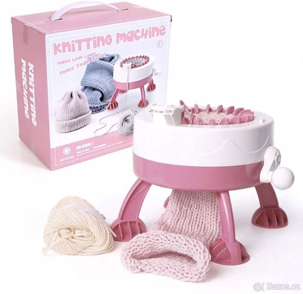 Pletací rotační stroj DIY dětský kruhový - 4