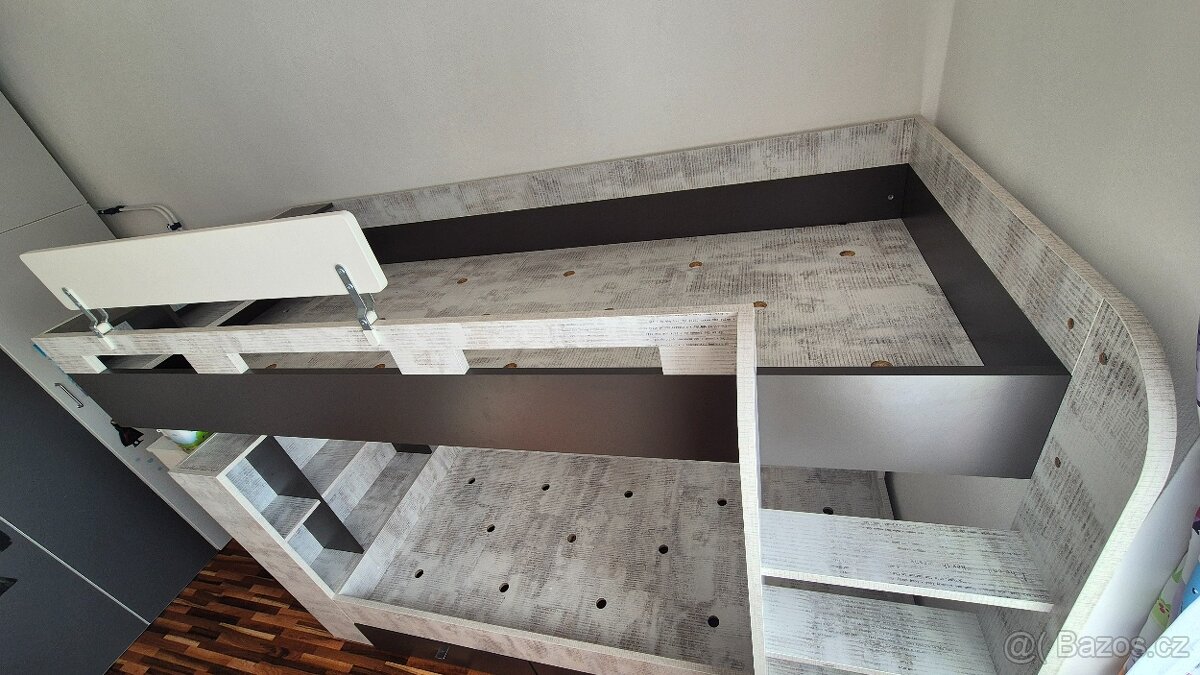 Dvoupatrová dětská postel Terrano - 4