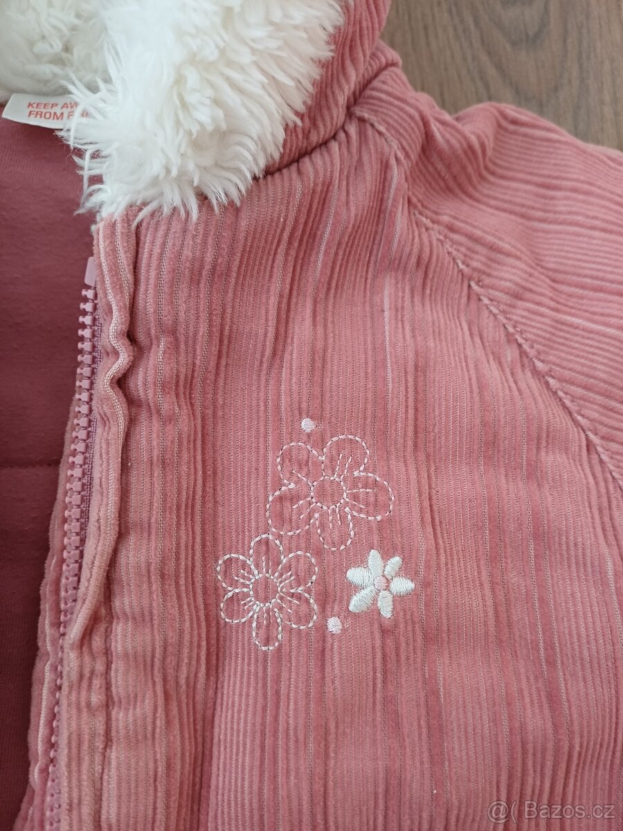 Dívčí manšestrový kabátek vel. 69 - 4