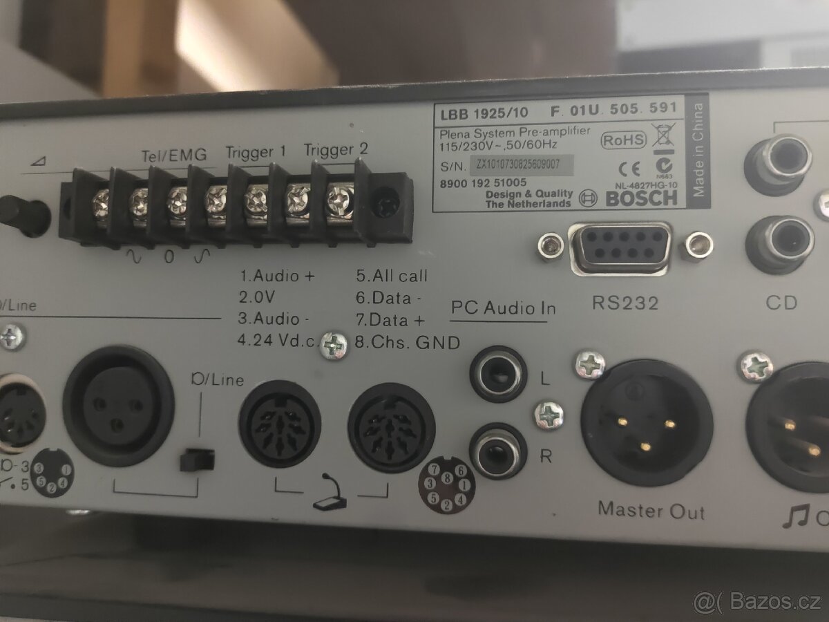 Bosch Plena set zesilovačů s předzesilovačem - 4