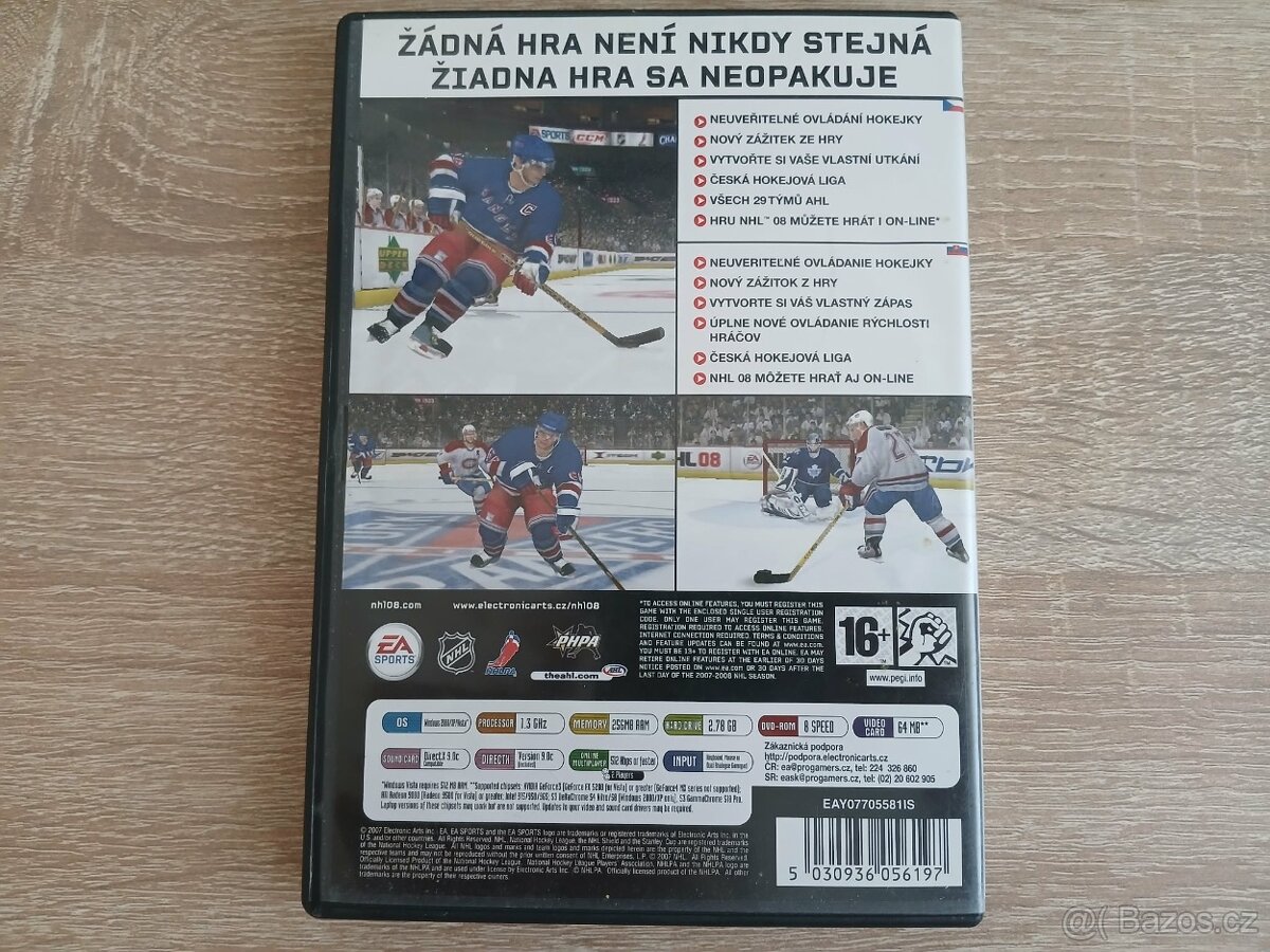 PC hra NHL 08 CZ - 4