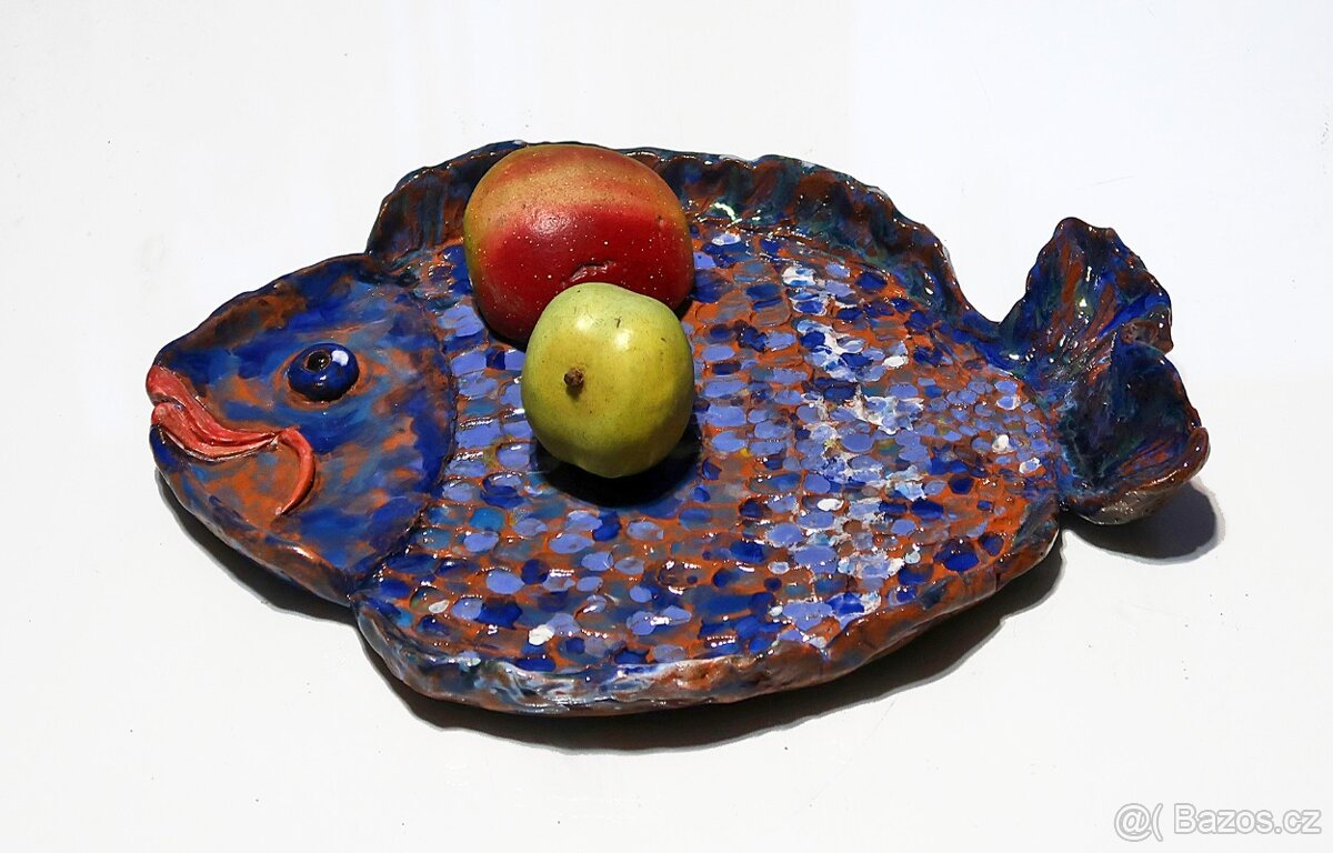 Keramická miska ve tvaru ryby - 4
